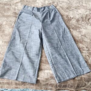 Stylish Gray Wide-Leg Pants